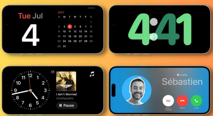 唐山苹果手机维修分享iOS17横屏充电待机显示有什么好处 