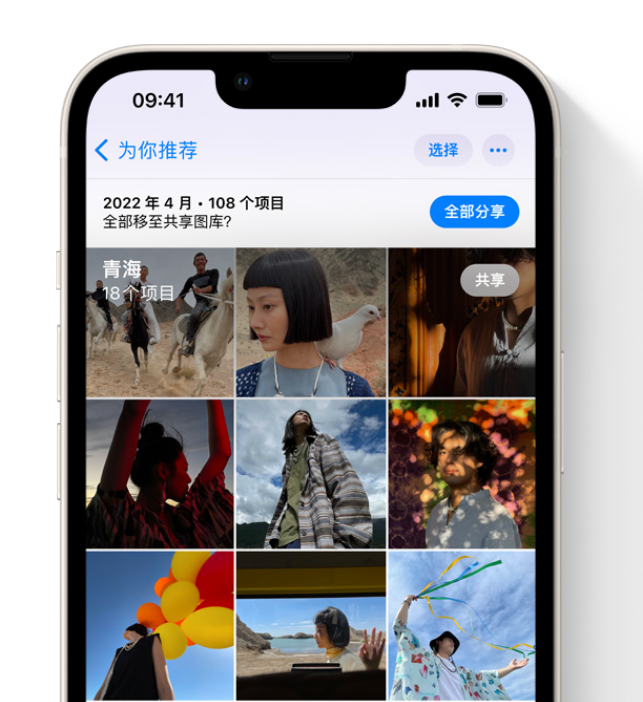 唐山苹果维修网点分享在 iPhone 上使用共享图库 